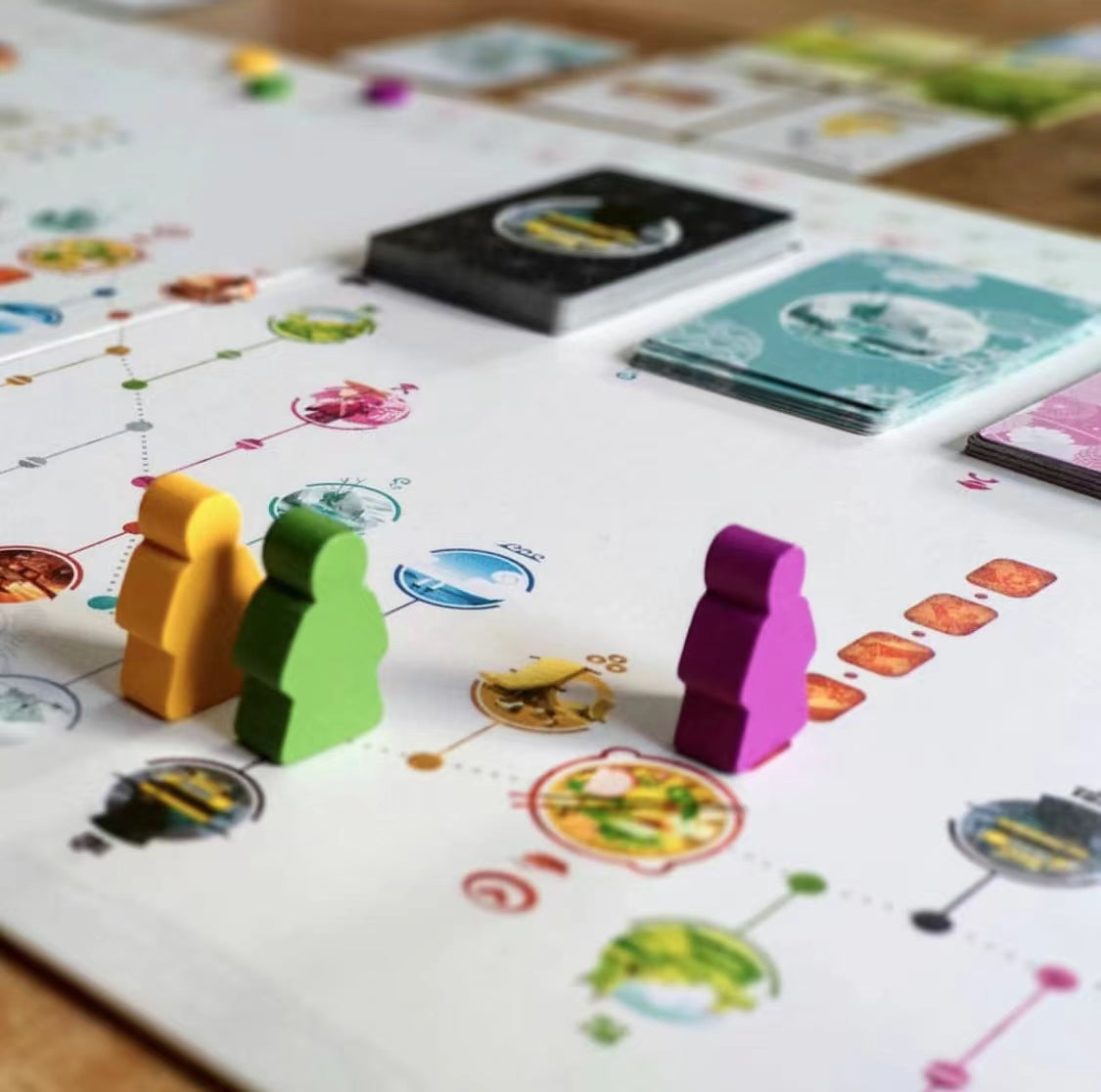TOKAIDO Base Board Game English Version Family/Party Game Funny Game For Entertainment TOKAIDO Base Board Game English Version Family/Party Game Funny Game For Entertainment